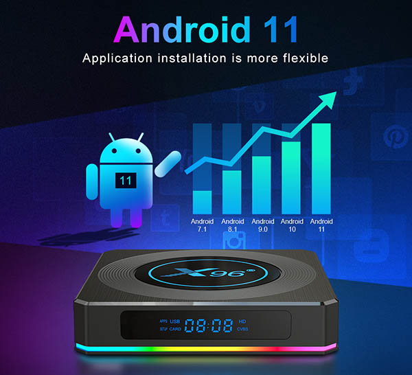 X96 X4 Android 11 tv box