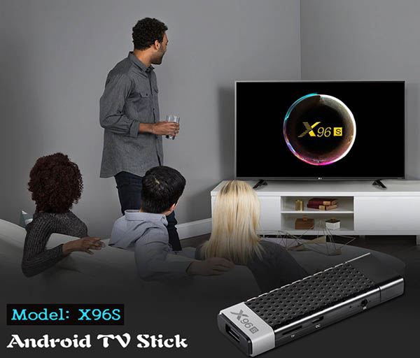 X96S Stick smart tv, фото