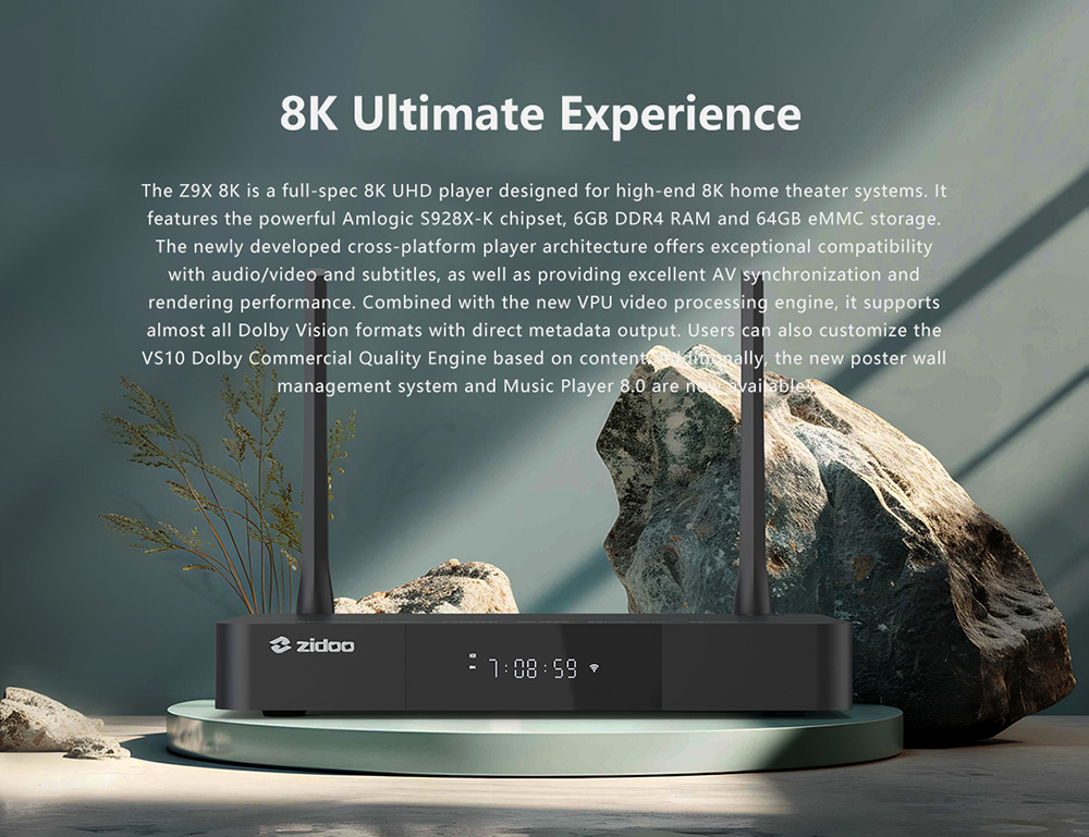zidoo z9x 8k