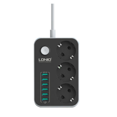 LDNIO SE3631 сетевой фильтр с USB